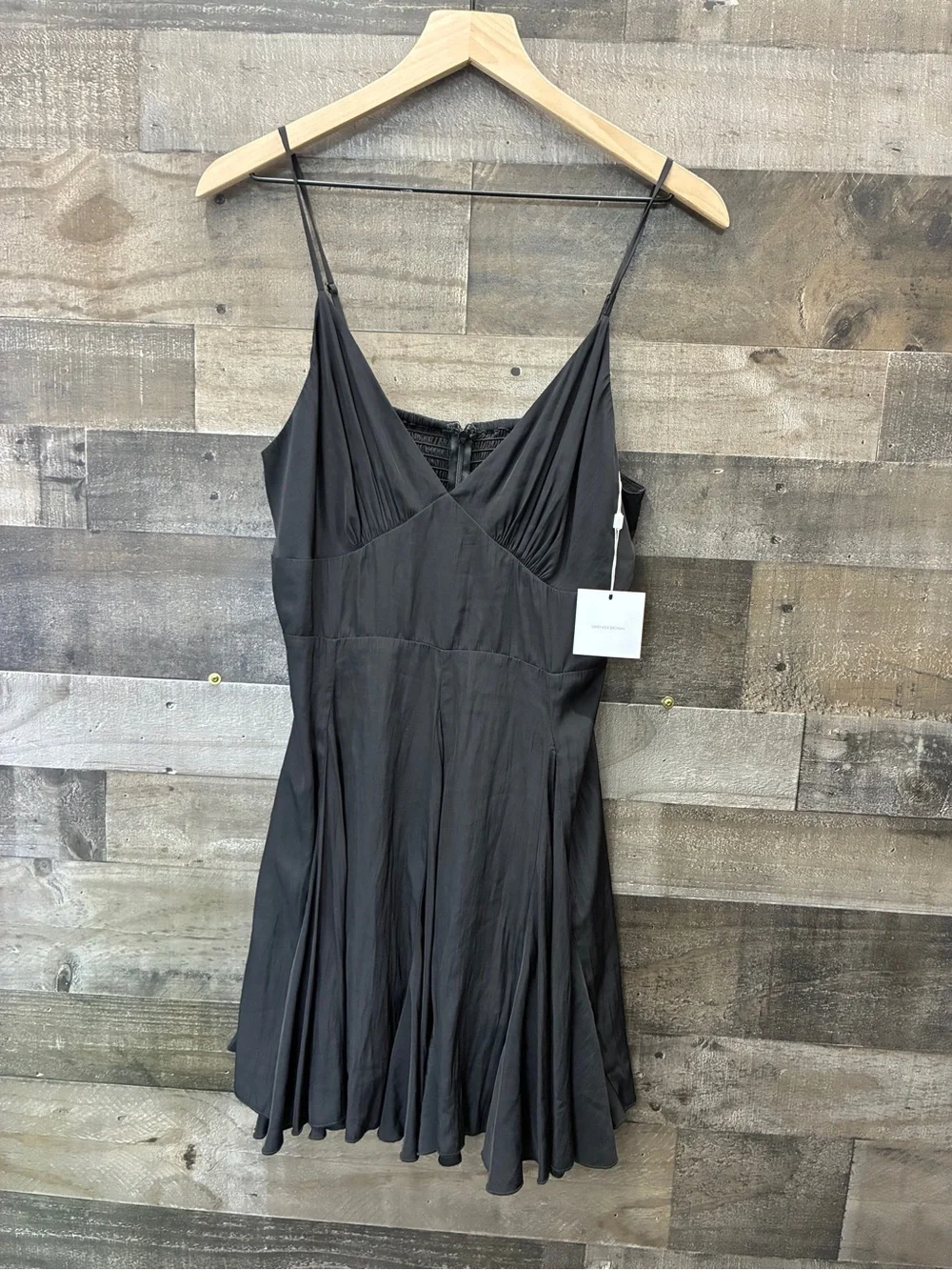 NWT Lavender Brown Joyce Black Mini Dress - Picture 2 of 7